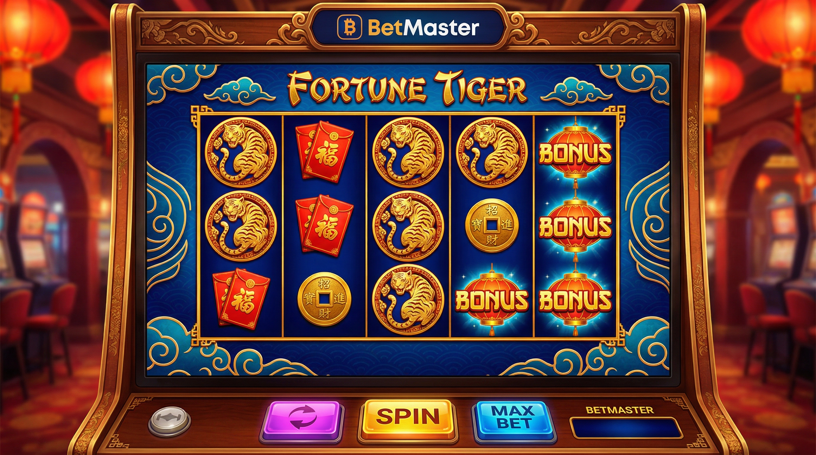 Fortune Tiger - Tragamonedas temática con tema de tigre